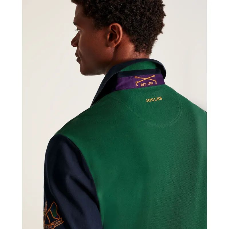 Joules Men's Embellished Polo Shirt - Green-5